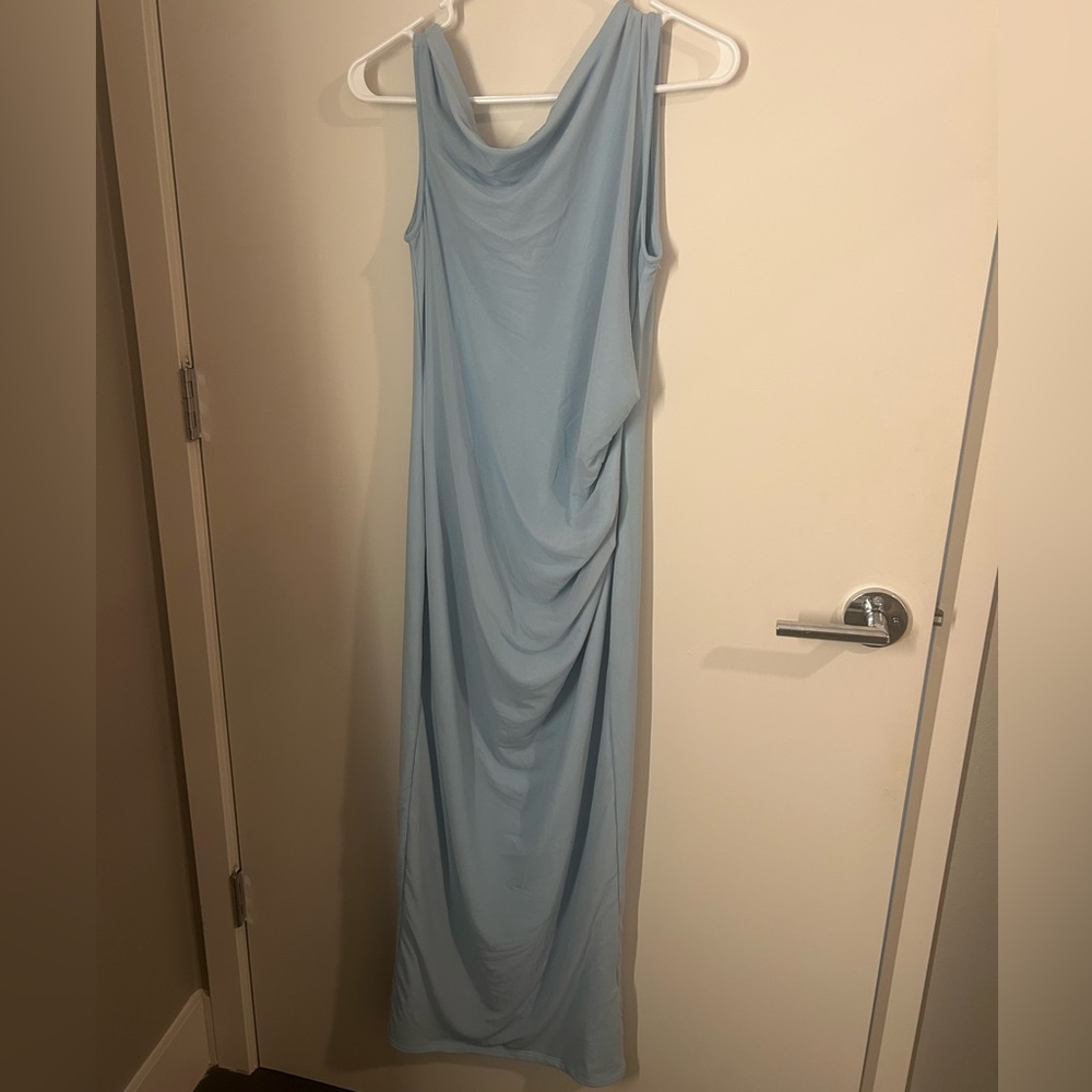 Blue baby shower/wedding guest dress - Picture 4 of 5